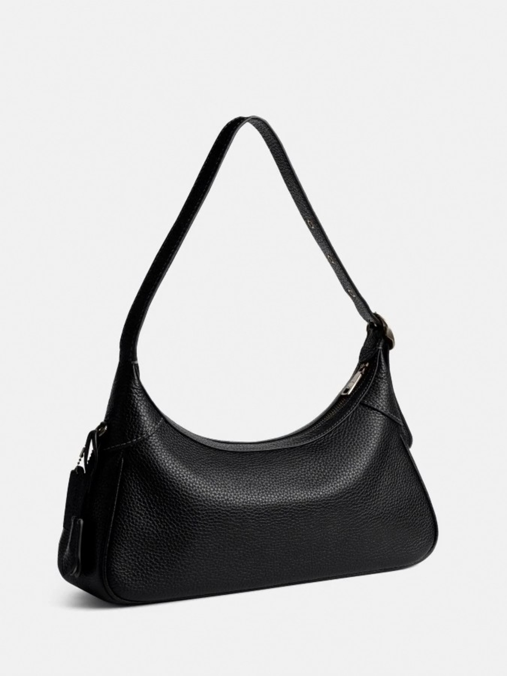 Coach Ella Small Shoulder Bag Gunmetal/Black - Picture 3 of 6